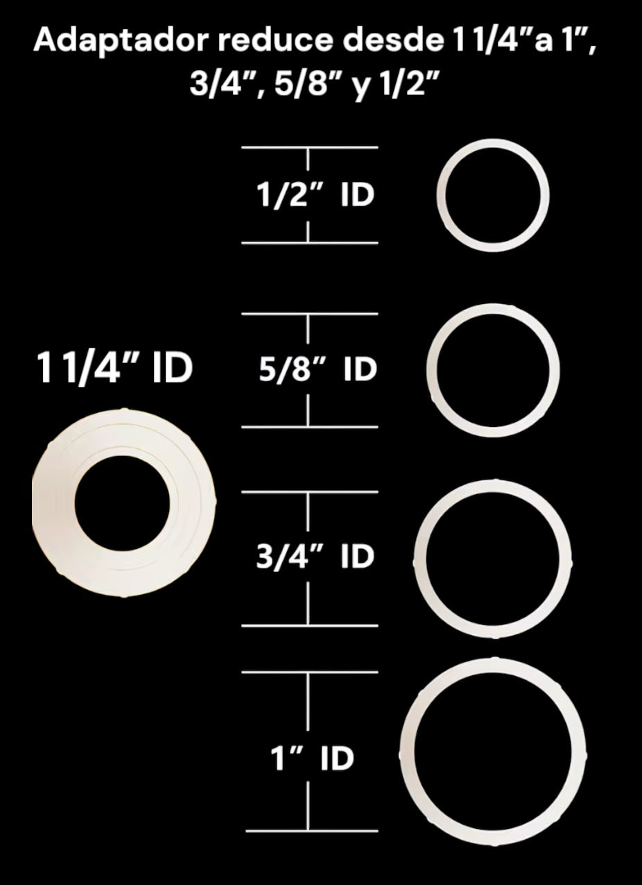 Polea Expansiva Profesional Para Afilado De Navajas para Gallo Para Uso en Esmeril De Banco 8x1/2x1” + Reductor Telescópico De Centro