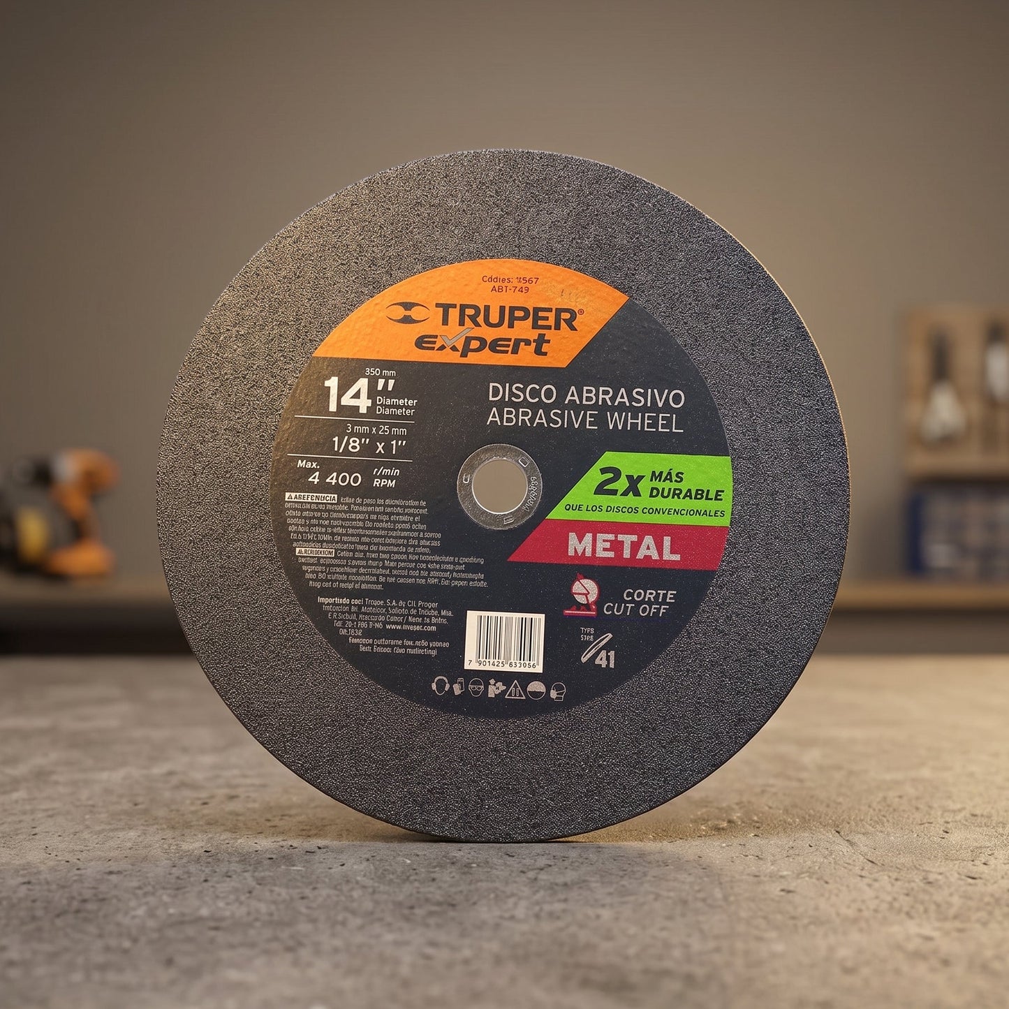 Disco de corte 14" Truper Expert