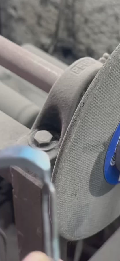 Rueda de hule para pulir Disponible en medidas 8 x 1/4 y 10" x 1/4" delgada