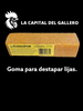Barra de Goma para destapar lijas 8 x 2 x 2